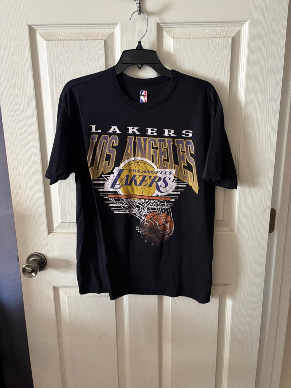 NBA Los Angeles Lakers Black and Gold Graphic Tee